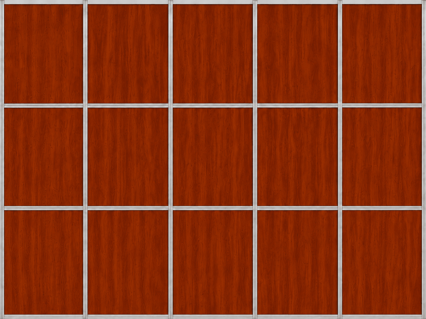 Cherry printed panel finish